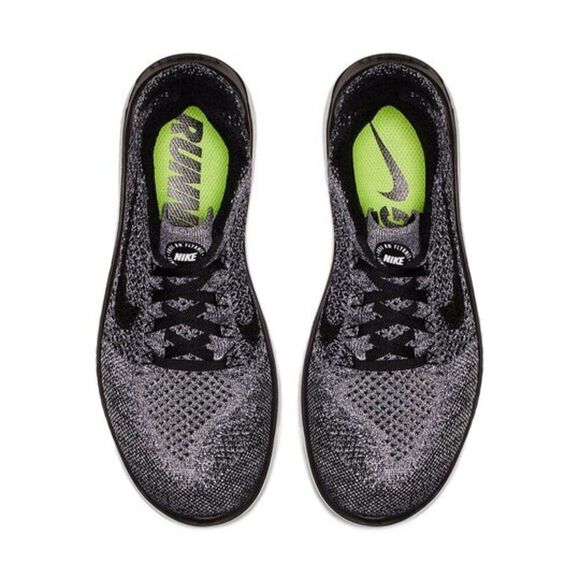 Nike Free Run Flyknit 2018 942839-101 Women's US 7.5 Black Running Shoes HAM351 - Picture 7 of 10